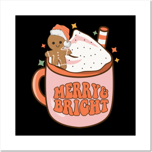 Merry and Bright Hot Cocoa Posters and Art